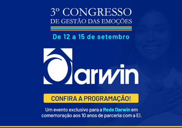 Não perca o 3º Congresso de Gestão das Emoções Darwin!