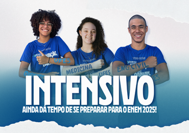 Ainda dá tempo: matricule-se no Intensivo Enem 2025!